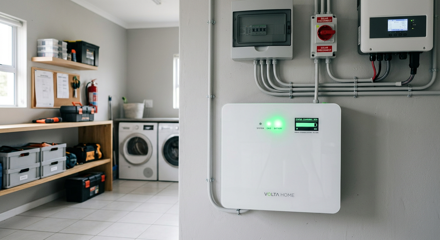 Home battery storage system